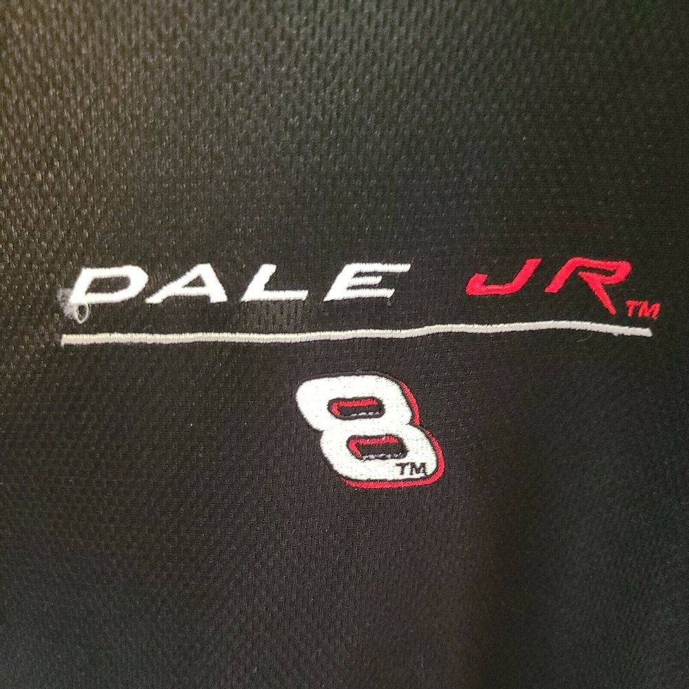 Chase Authentics Dale Earnhardt L Nascar LS Shirt Crew Neck Racing Shirt Black - Picture 9 of 11